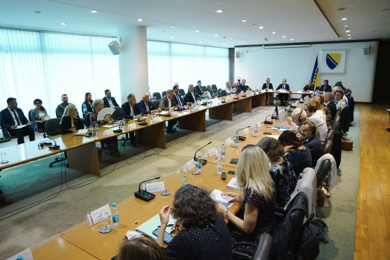 Руководство Парламентарне скупштине БиХ разговарало са члановима Политичког и безбједносног одбора Савјета Европске уније